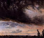 Johan Christian Dahl Cloud Study with Horizon USA oil painting artist